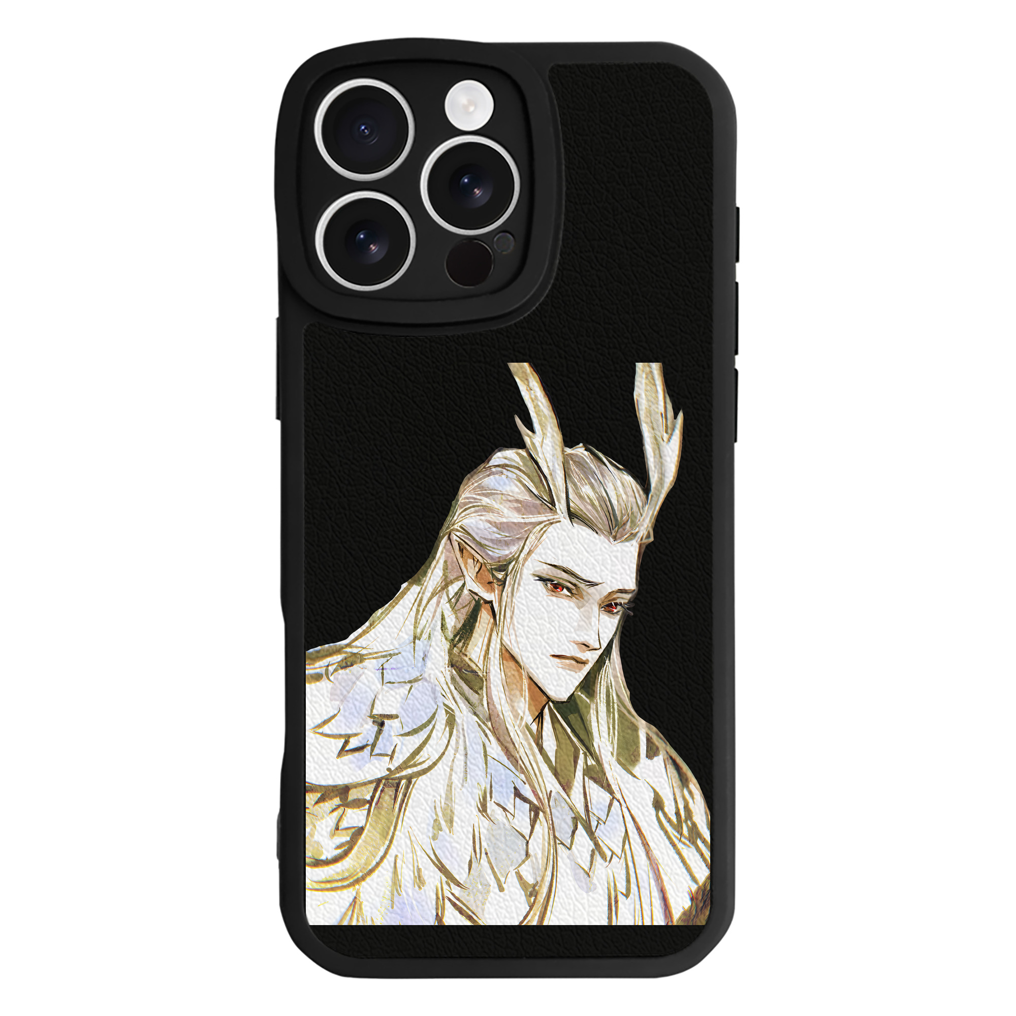 （画像用） Ne Zha 2 ナタ 魔童の大暴れ 【iPhone 16シリーズ対応】シリコンスマホケース（レザー調） 材質：シリコン